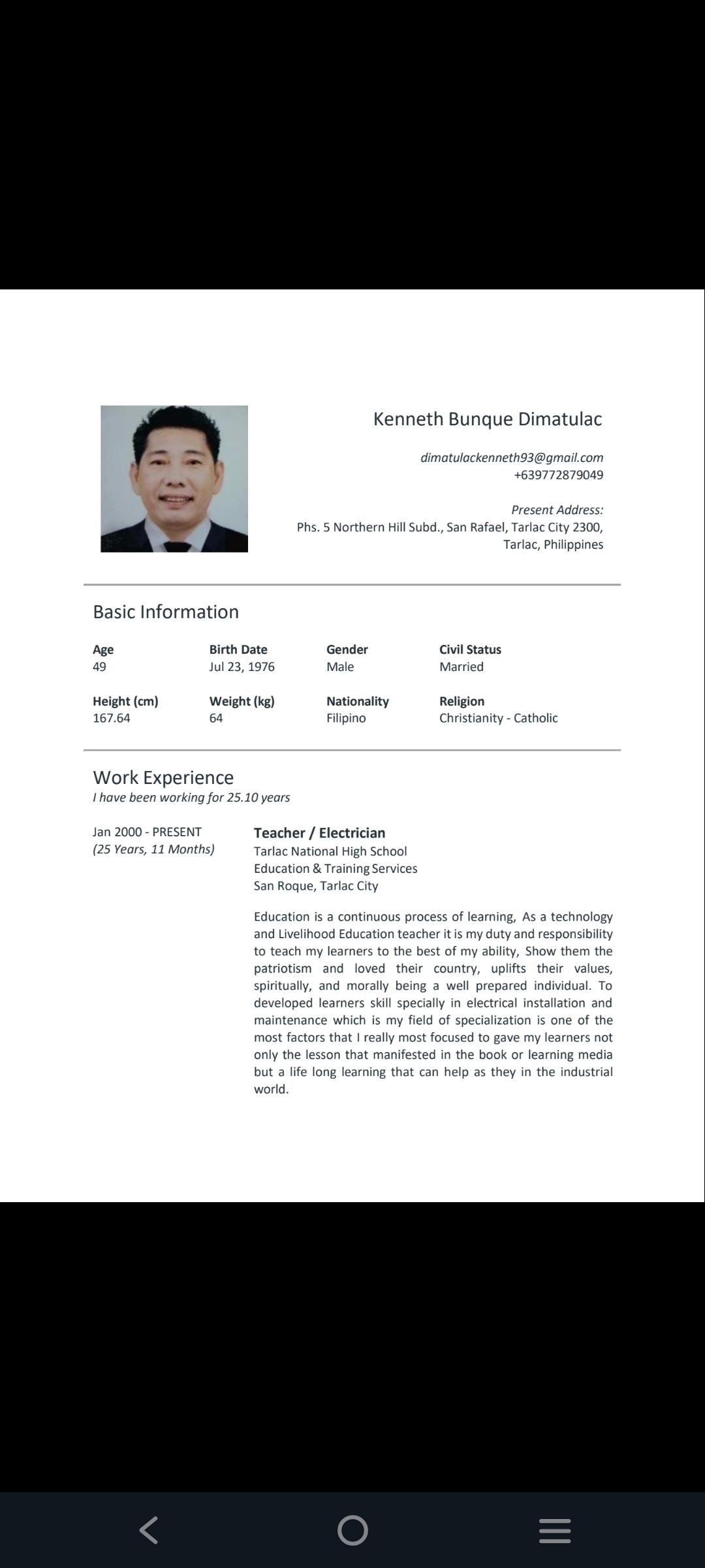 UPLOAD RESUME