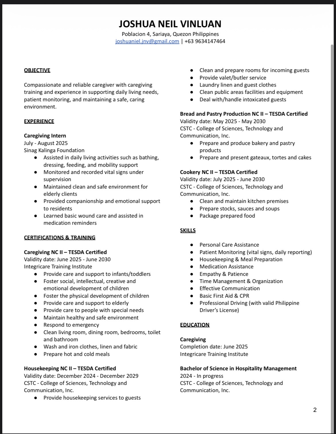 UPLOAD RESUME