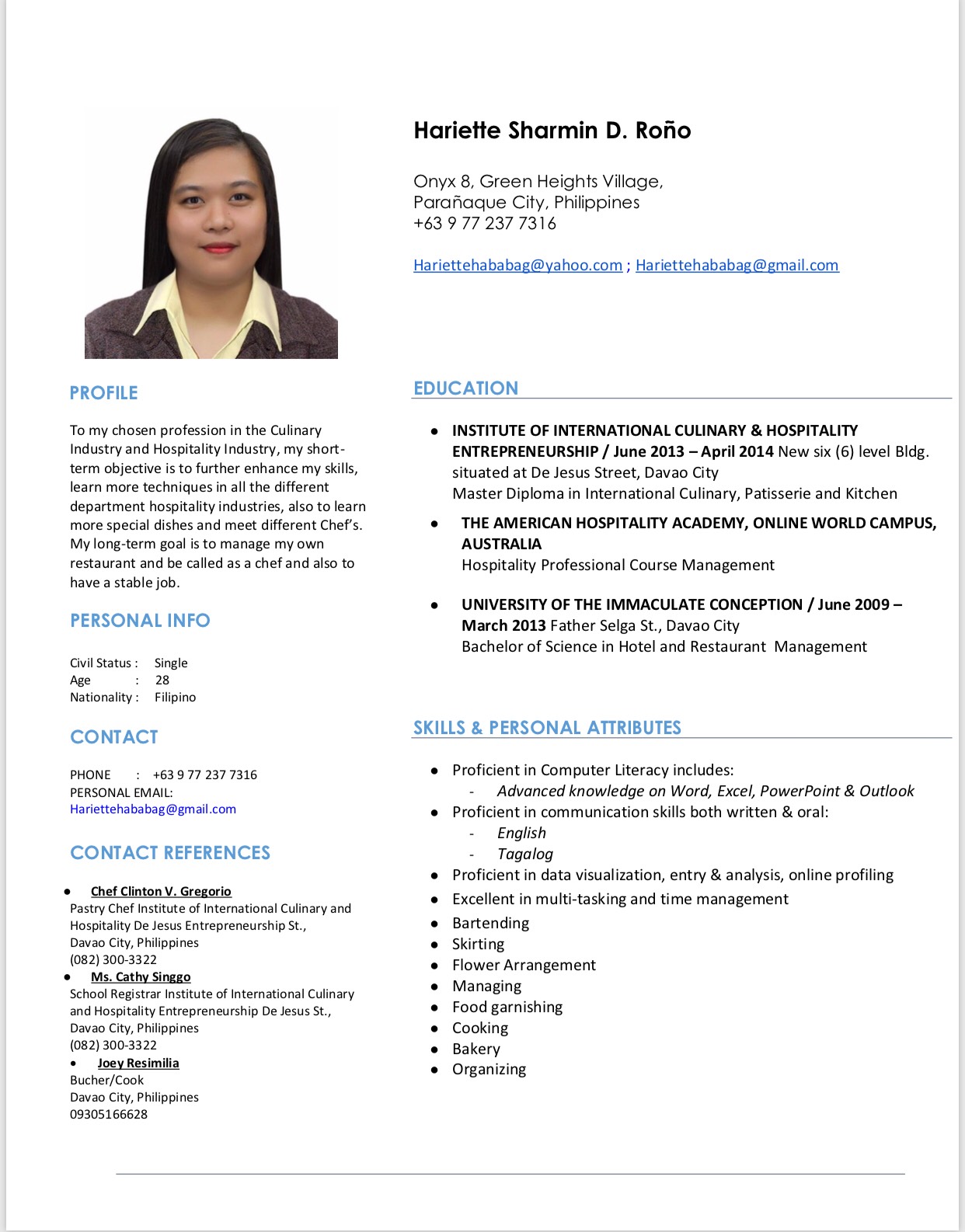 UPLOAD RESUME