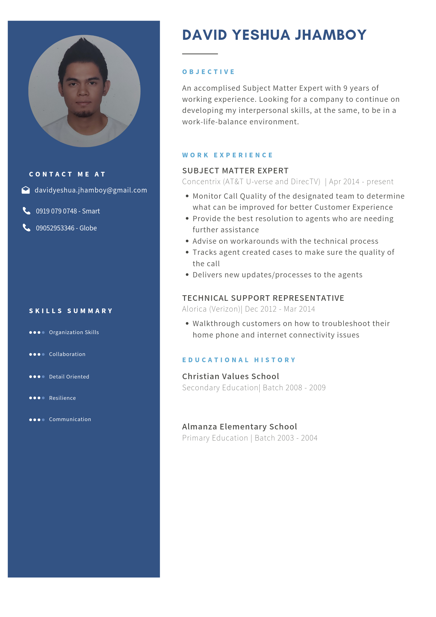 UPLOAD RESUME