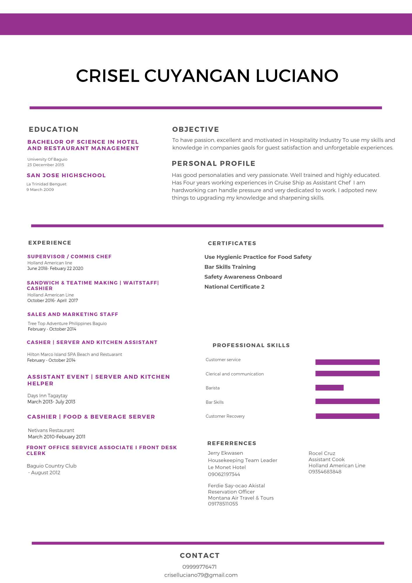 UPLOAD RESUME