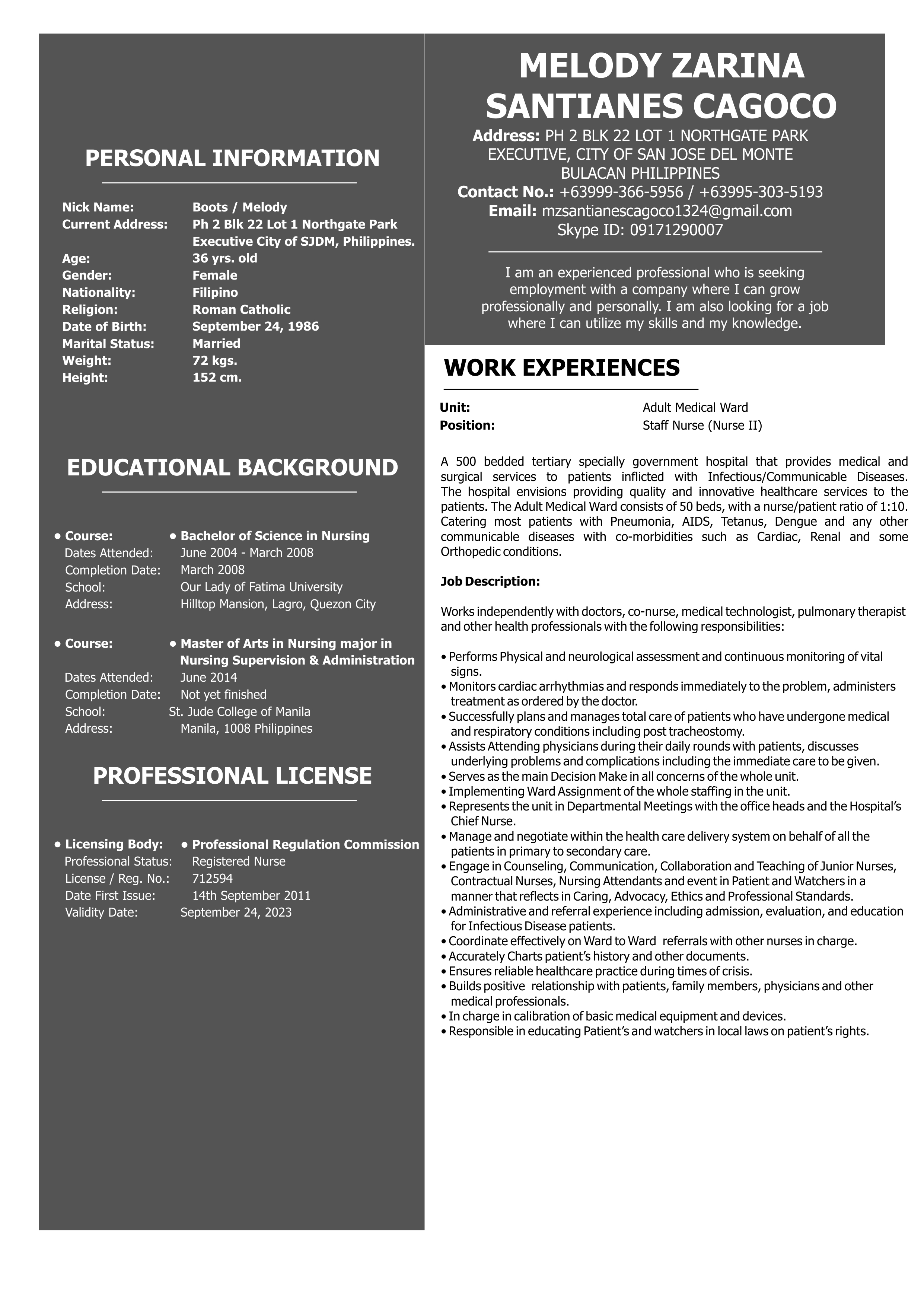 UPLOAD RESUME