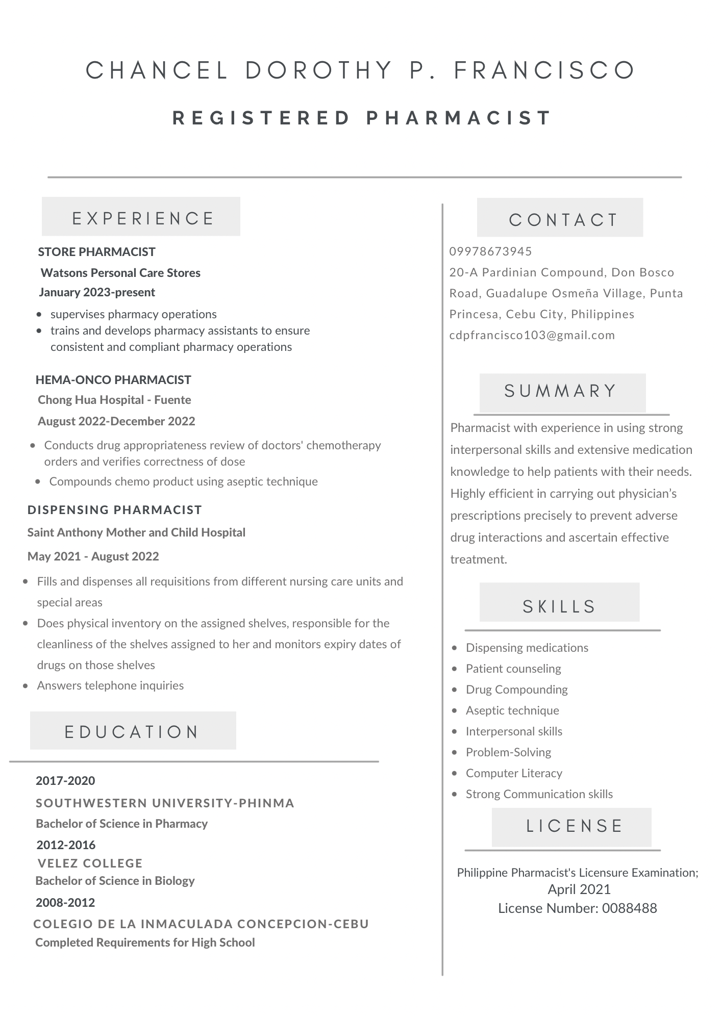 UPLOAD RESUME