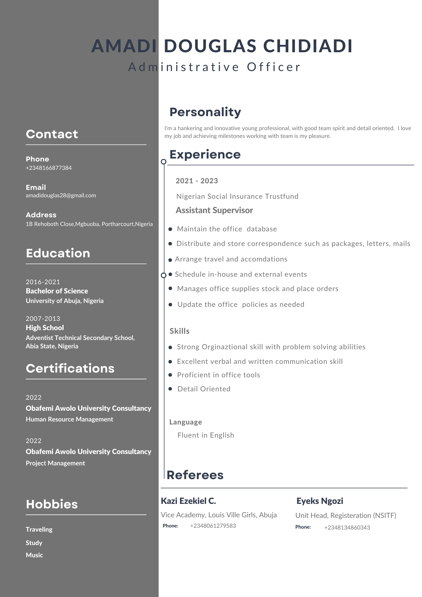 UPLOAD RESUME