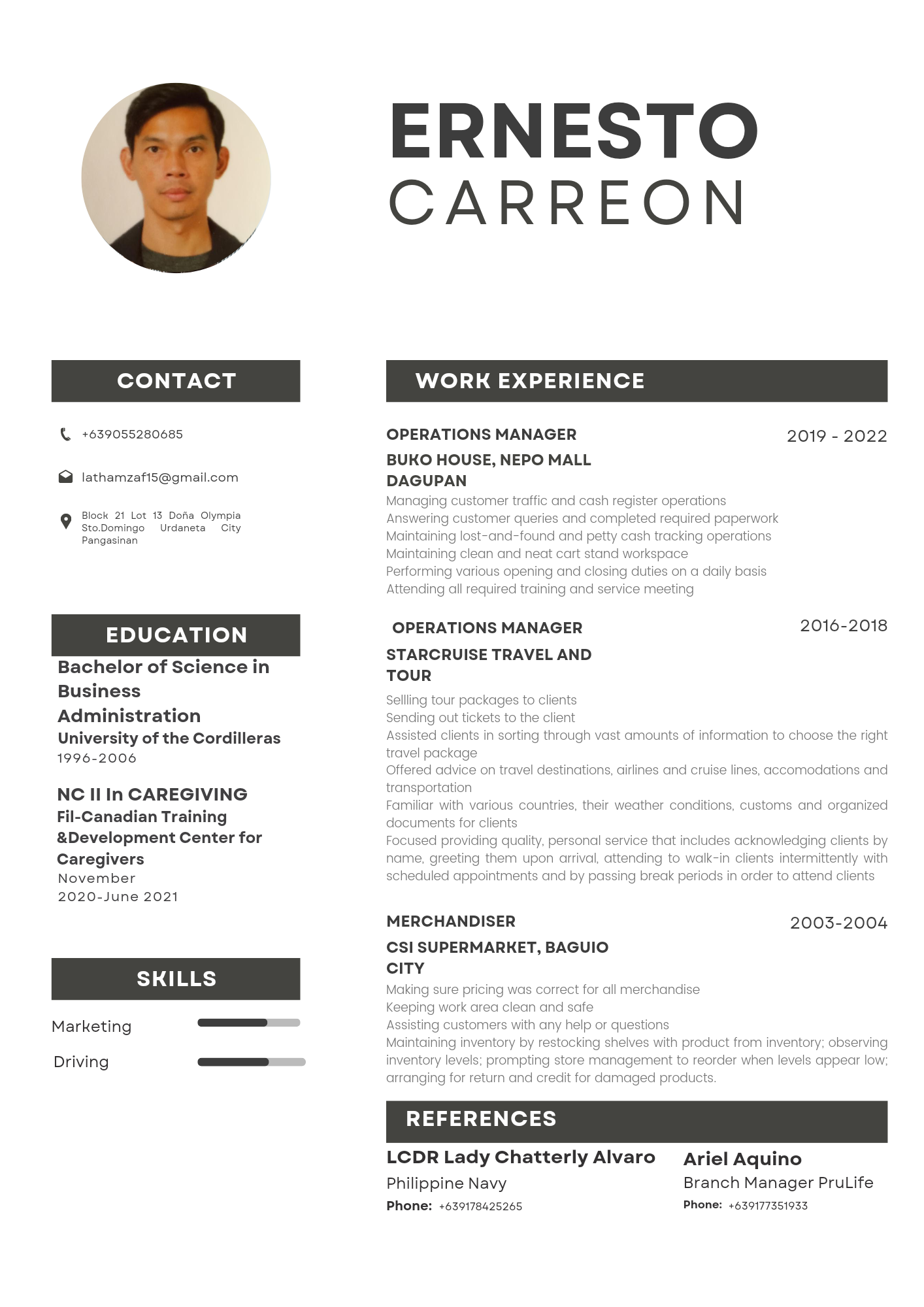 UPLOAD RESUME