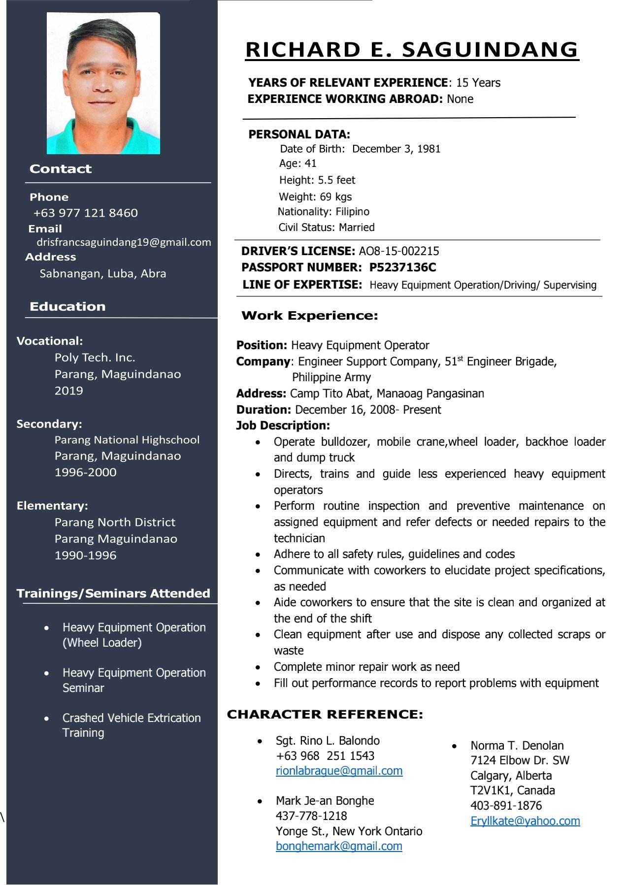 UPLOAD RESUME