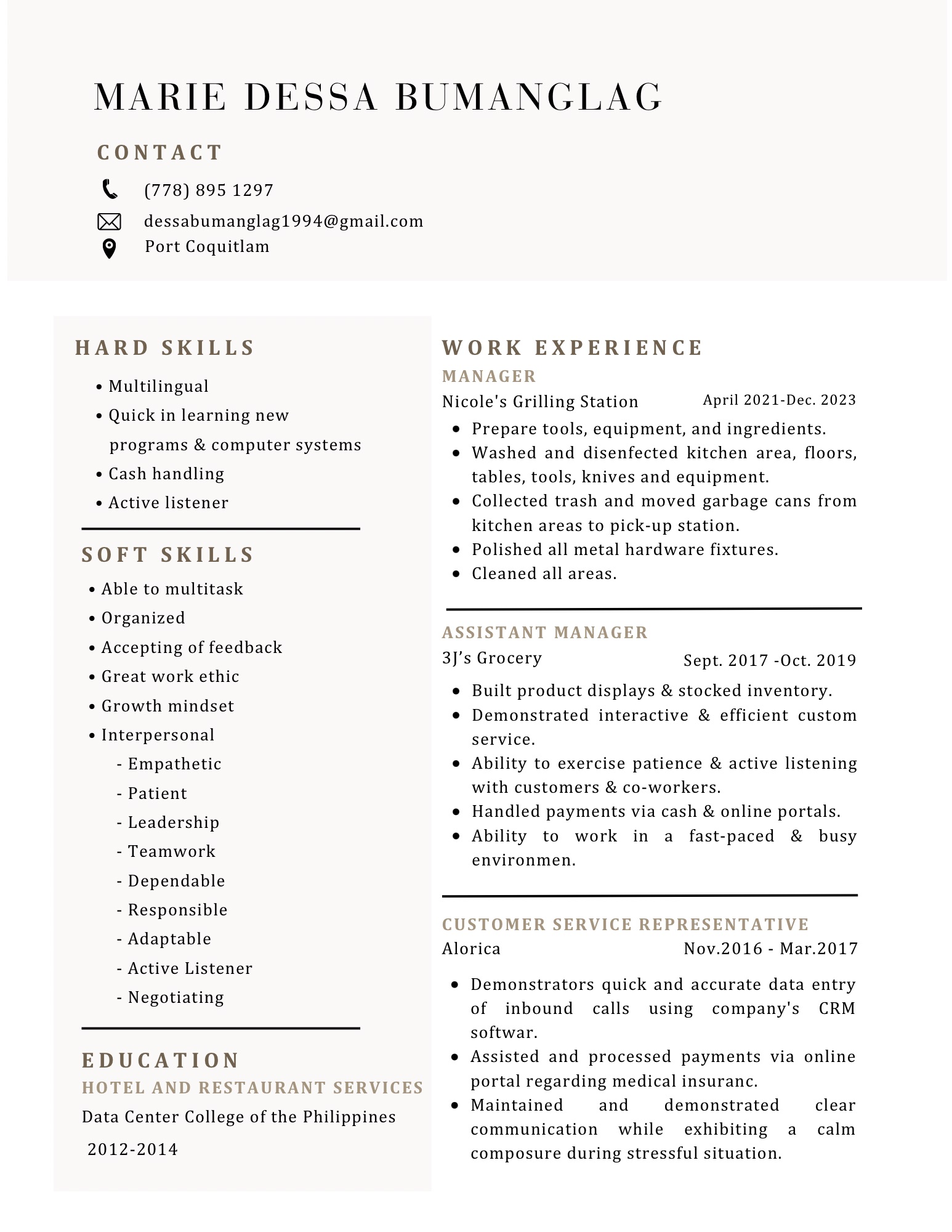 UPLOAD RESUME