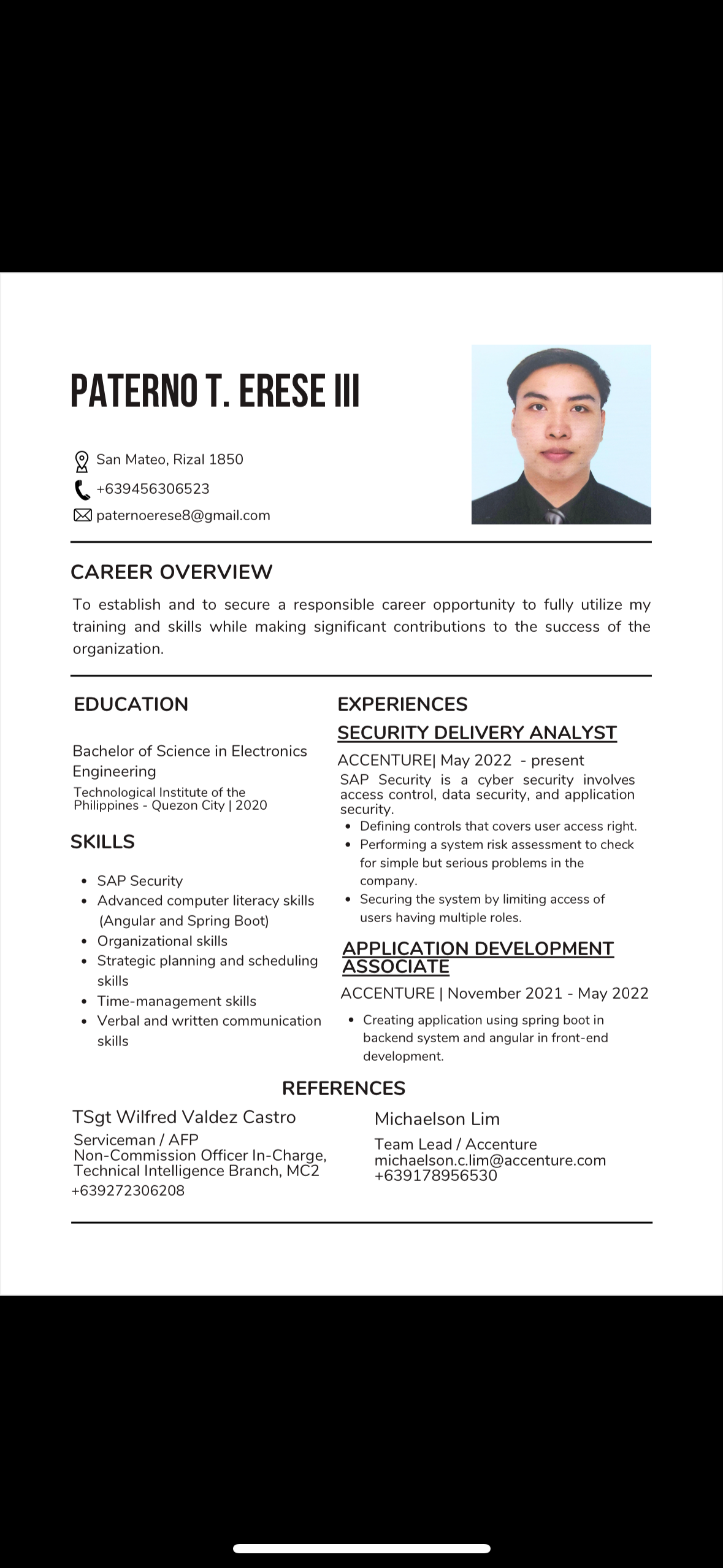 UPLOAD RESUME