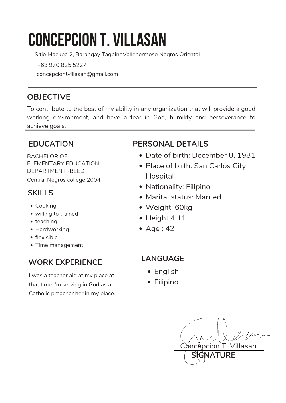 UPLOAD RESUME