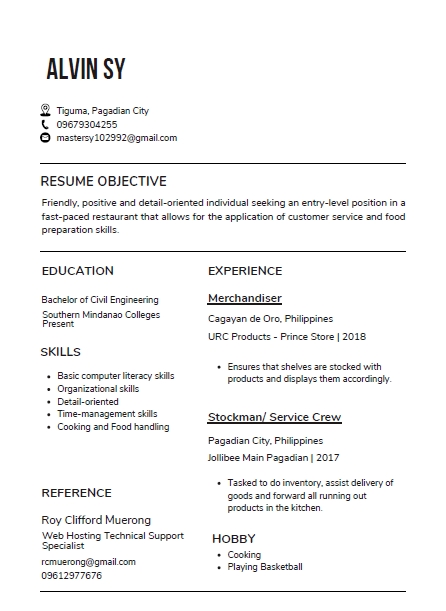 UPLOAD RESUME