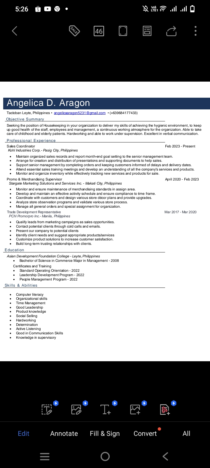 UPLOAD RESUME