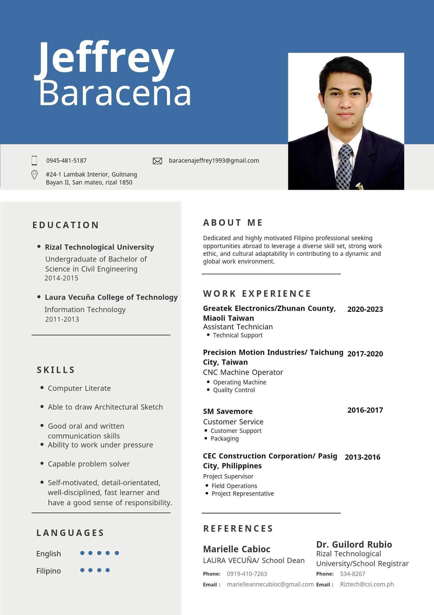 UPLOAD RESUME