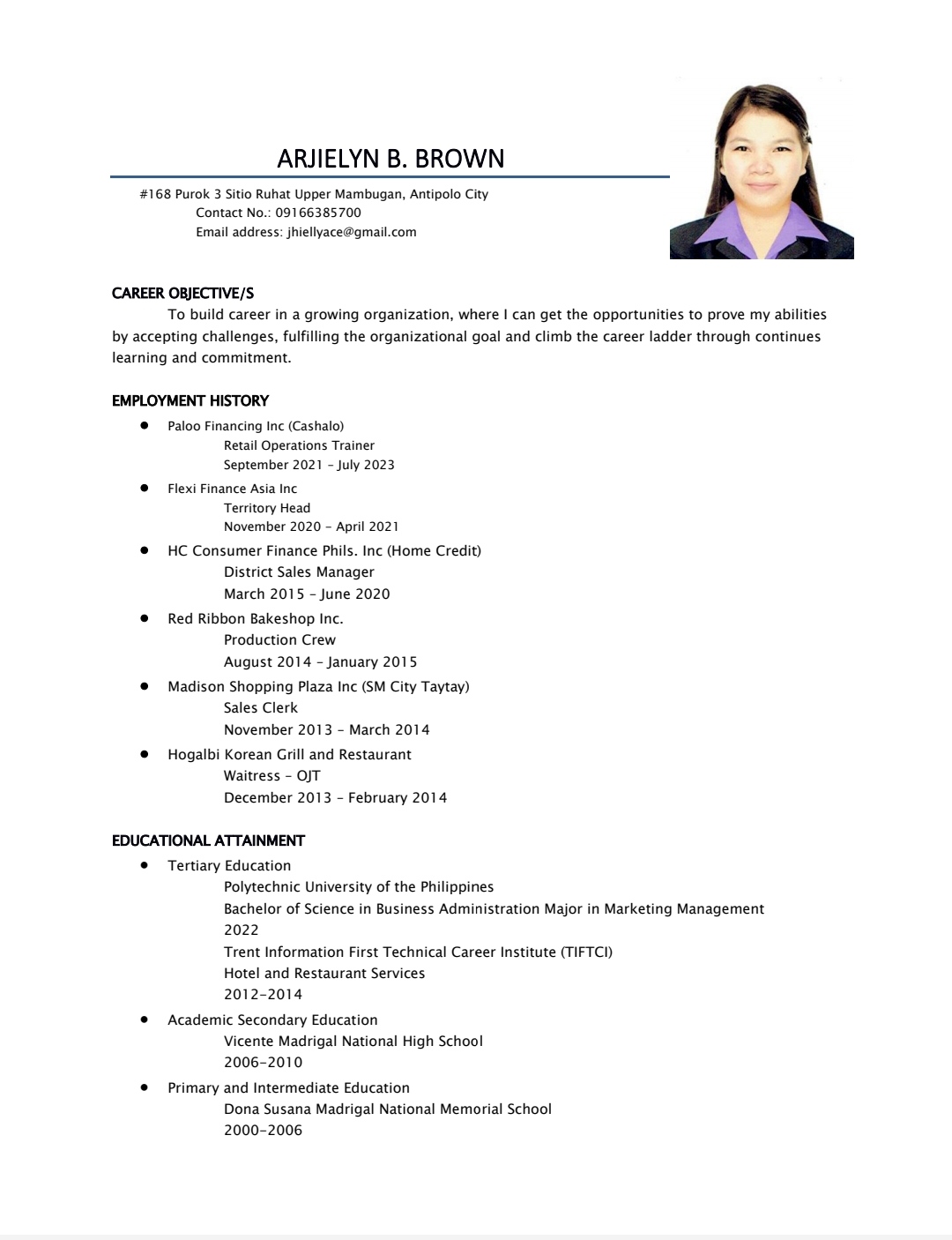 UPLOAD RESUME