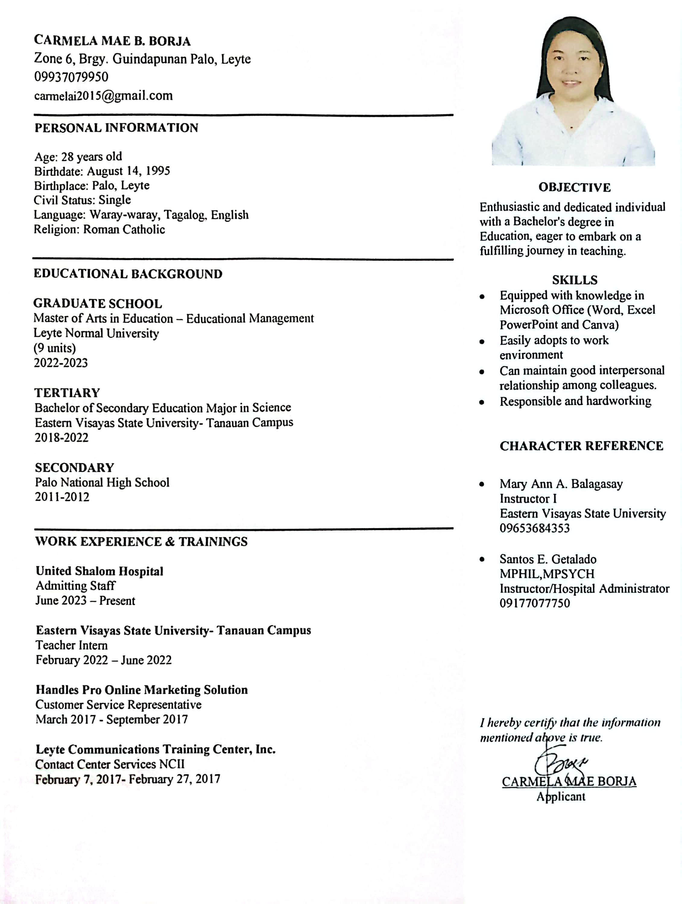 UPLOAD RESUME