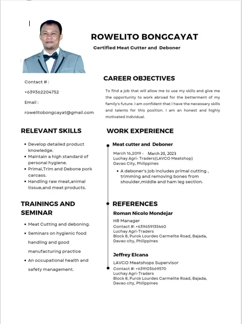 UPLOAD RESUME